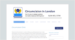 Desktop Screenshot of circumcisioninlondon.co.uk